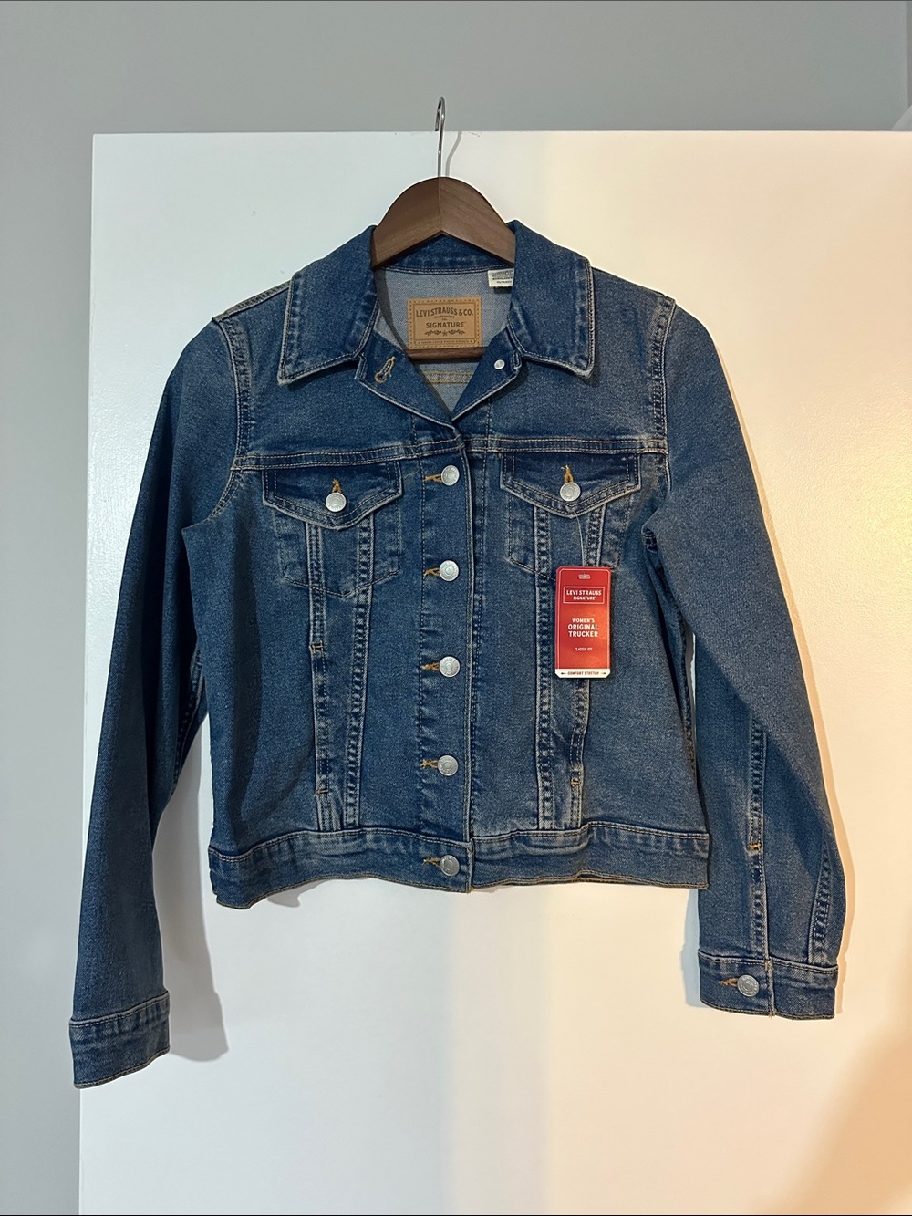 NWT Levi's Dark Blue Denim Jacket